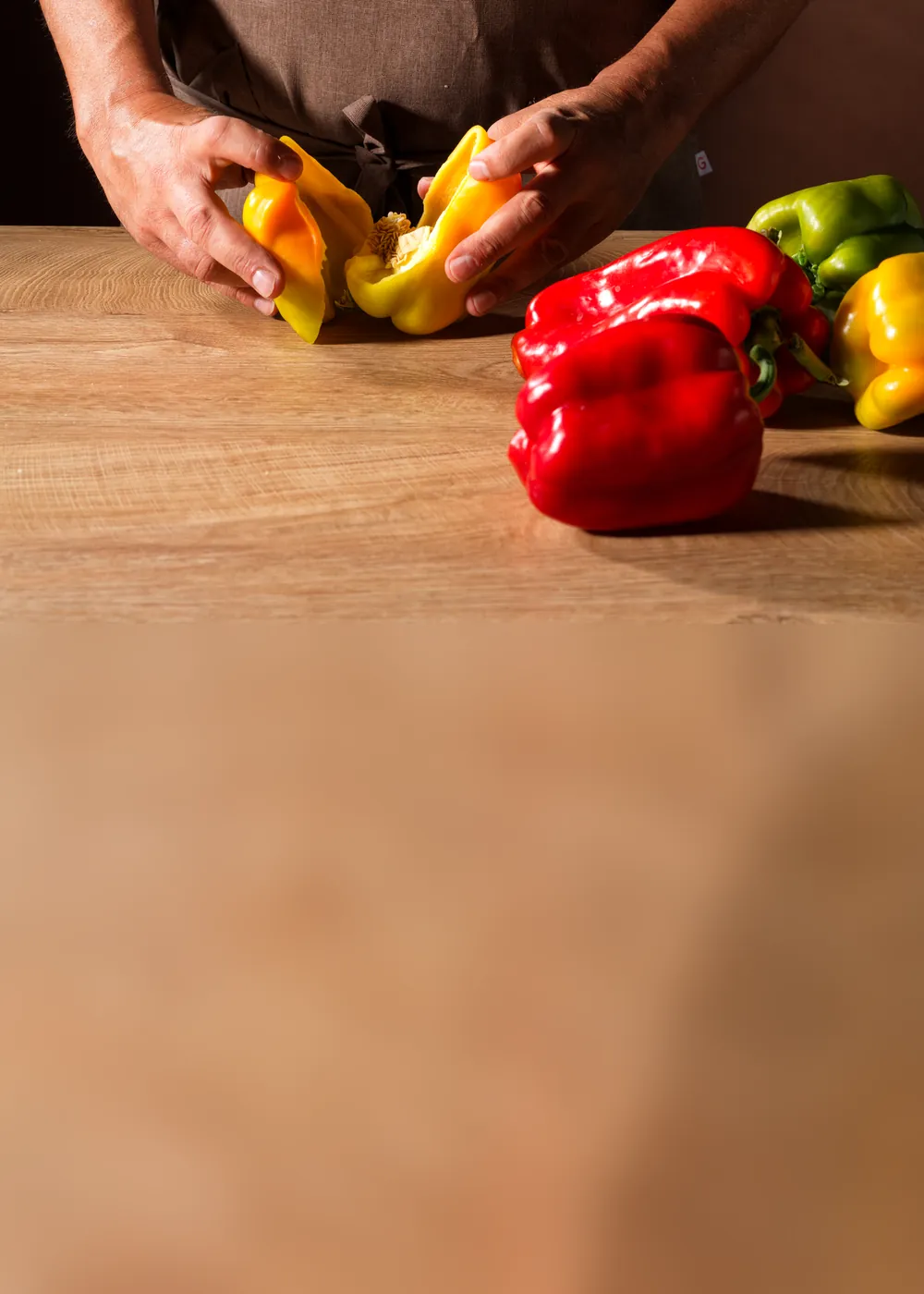Peperoni grigliati con aglio e prezzemolo